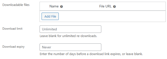 woocommerce product management - downloadable product